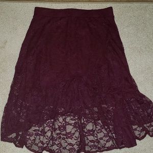 Lace Midi skirt